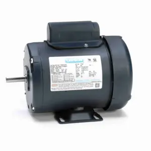 102018 - LEESON - 1/3HP, 1725RPM, 115/230V, FR 48, MANUAL O/L, TEFC